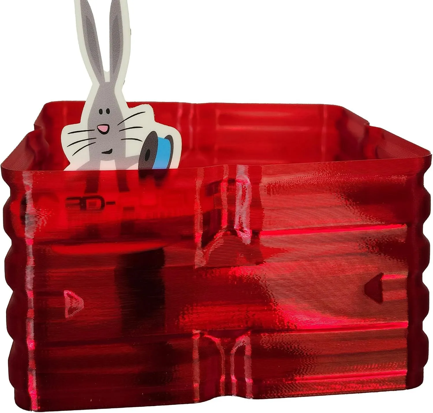 3D-Fuel Tough Pro PCTG Filament for 3D Printing, Better Than PETG Filament, Made in The USA, Dimensional Accuracy  /- 0.02 mm, 1.75mm, 1 kg Spool, Transparent Ruby Red