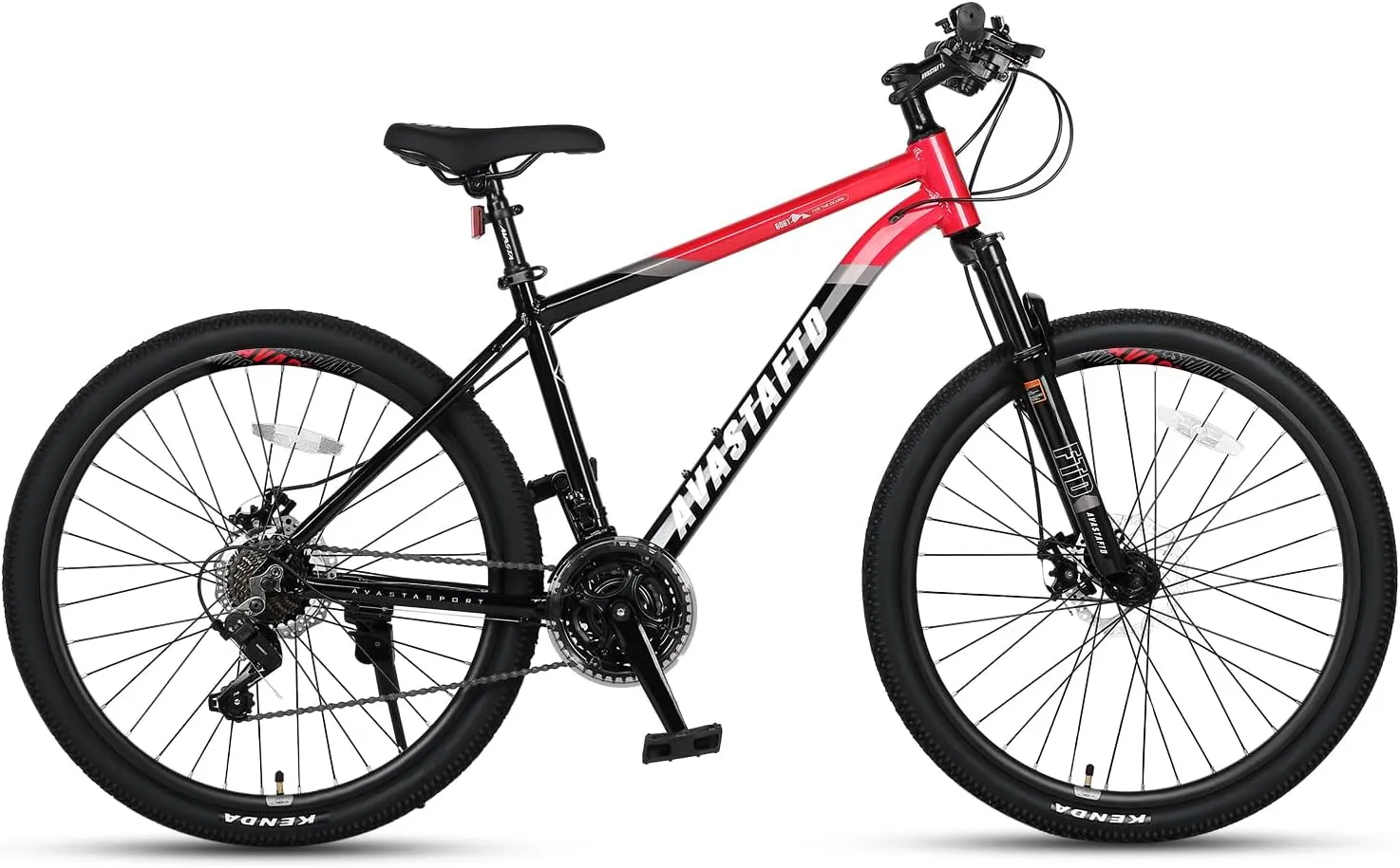 AVASTA Earth 26 27.5 inch Mountain Bike with 21-SpeedAluminum Frame, Dual Disc Brake, Comfortable Saddle,Multiple Colors