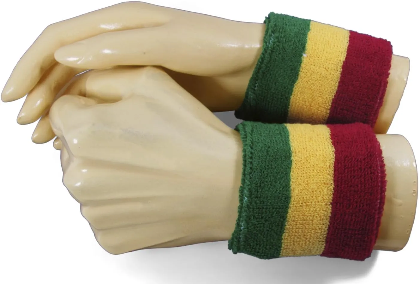 Country Flag/LGBTQ  St Patrick Sweat Wristbands, 2.5"/4" Tall Size, 2 Pieces