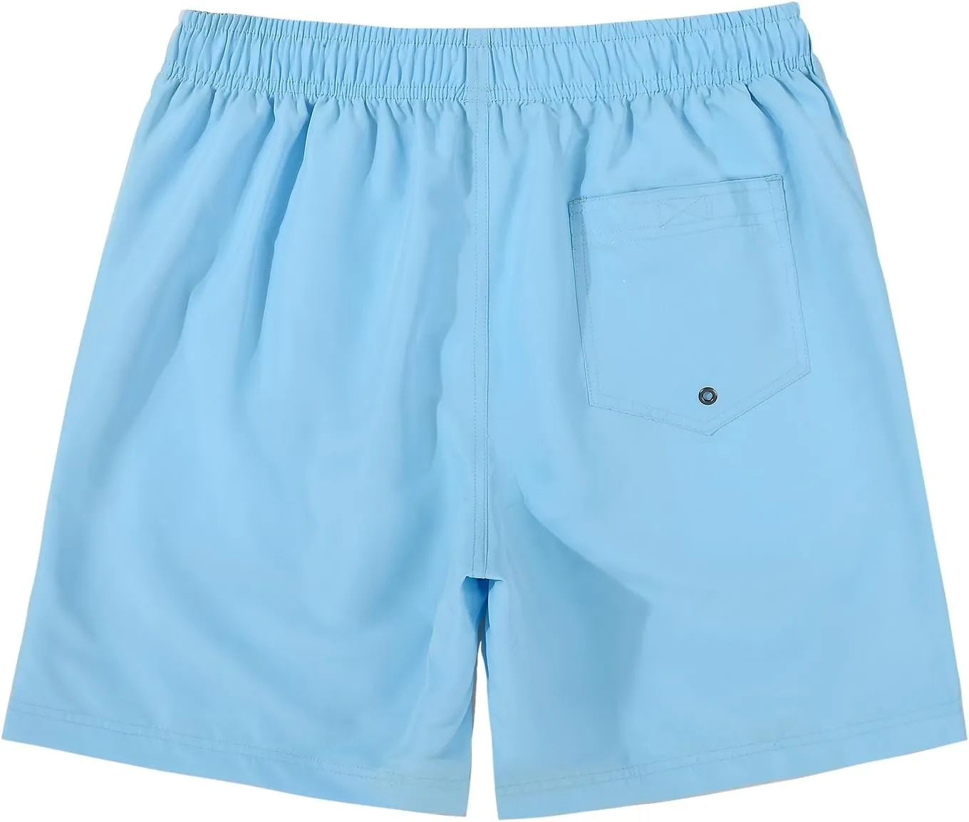 JOYSON Mens Swim Trunks Quick Dry Swim Shorts with Mesh Lining Solid Color Swimwear Bathing Suits