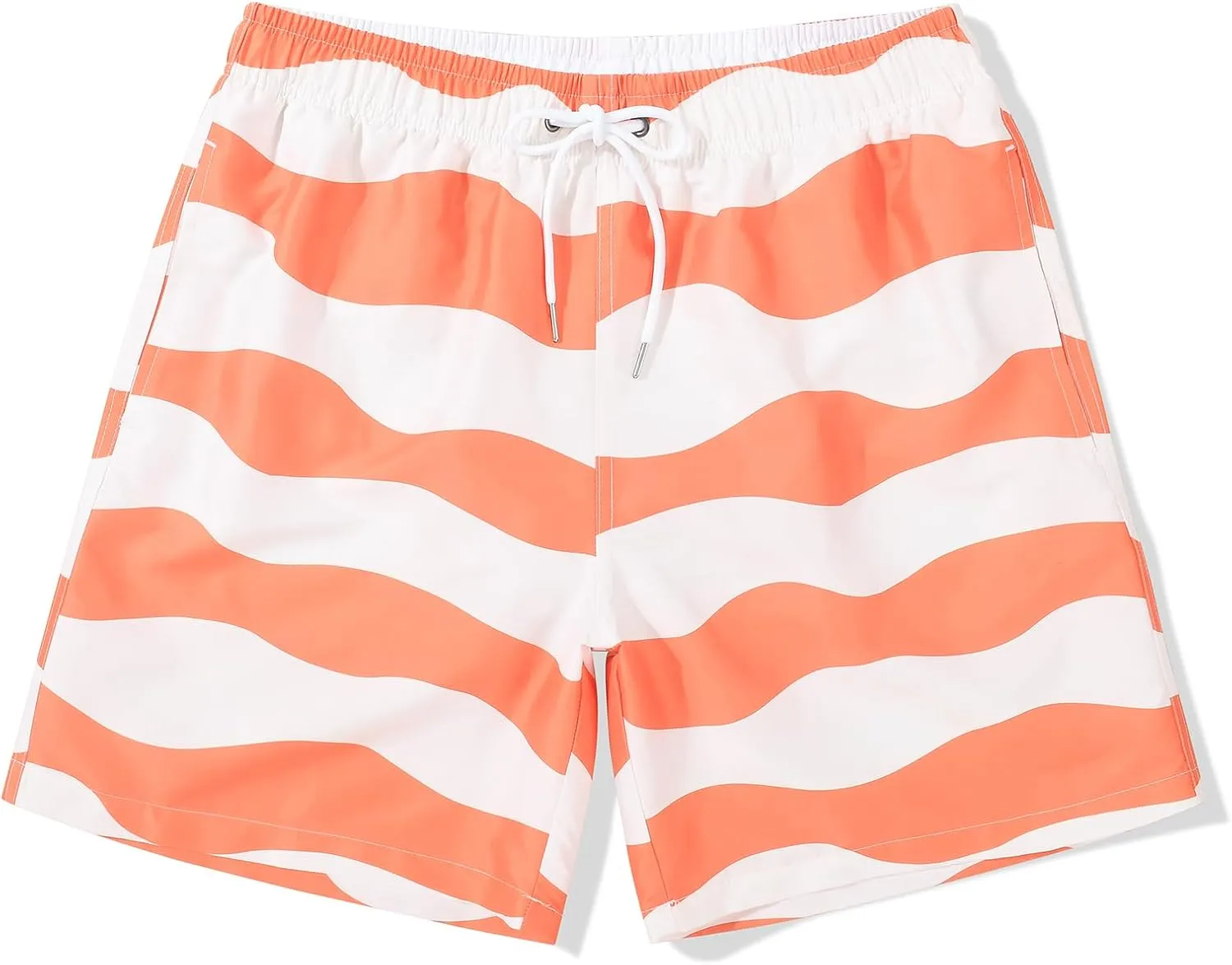 MADHERO Mens Swim Trunks 5 Inch Quick Dry Bathing Suit with Mesh Lining Beach Shorts