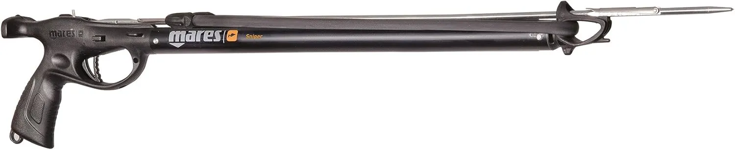 Mares Sniper Alpha Sling Gun Speargun for Spearfishing - Spear Gun with Aluminum Barrel & Circular Elastic