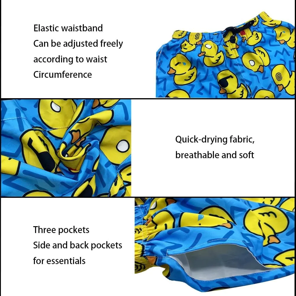 Mens 2 Piece Tracksuit Hawaiian Button Down Shirt and Compression Liner Shorts Sets with Bucket Hats