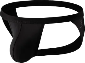 MuscleMate Men's Jockstrap Thong Underwear, Men's Classic Athletic Supporter With Stretch Elastic Waistband.