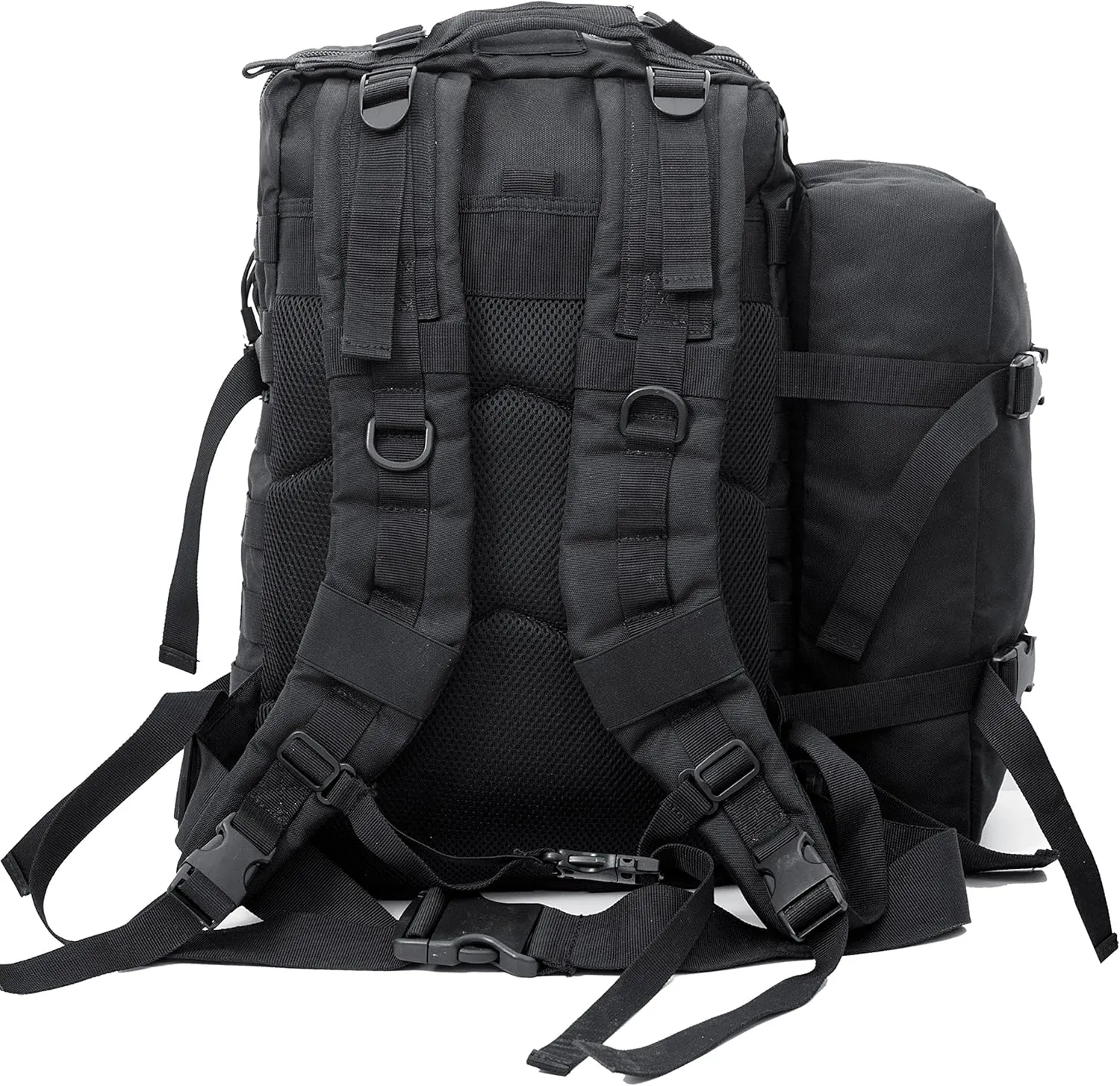 Seibertron Falcon Water Repellent Hiking Camping Backpack Compact Pack Summit Bag Black 37L(1 1)
