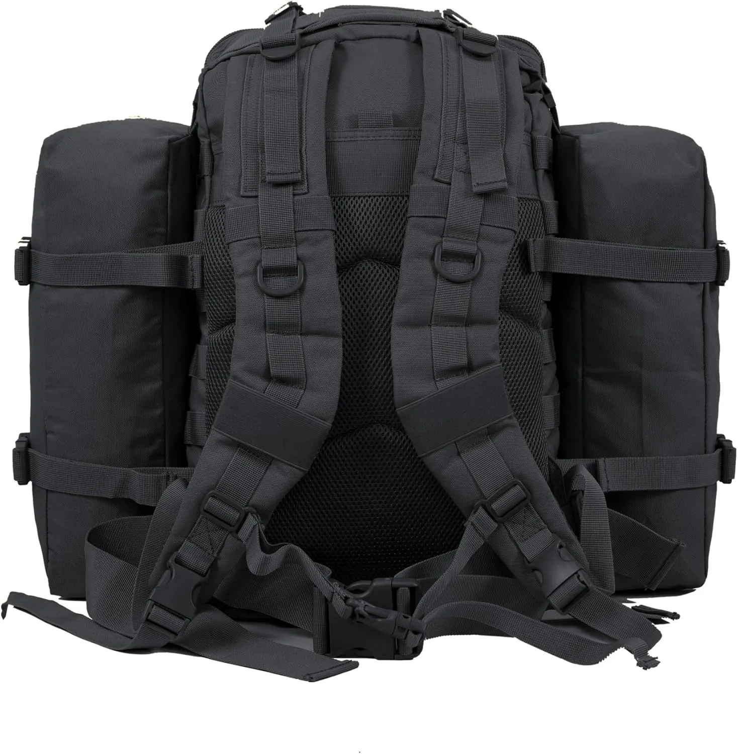 Seibertron Falcon Water Repellent Hiking Camping Backpack Compact Pack Summit Bag Black 37L(1 2)