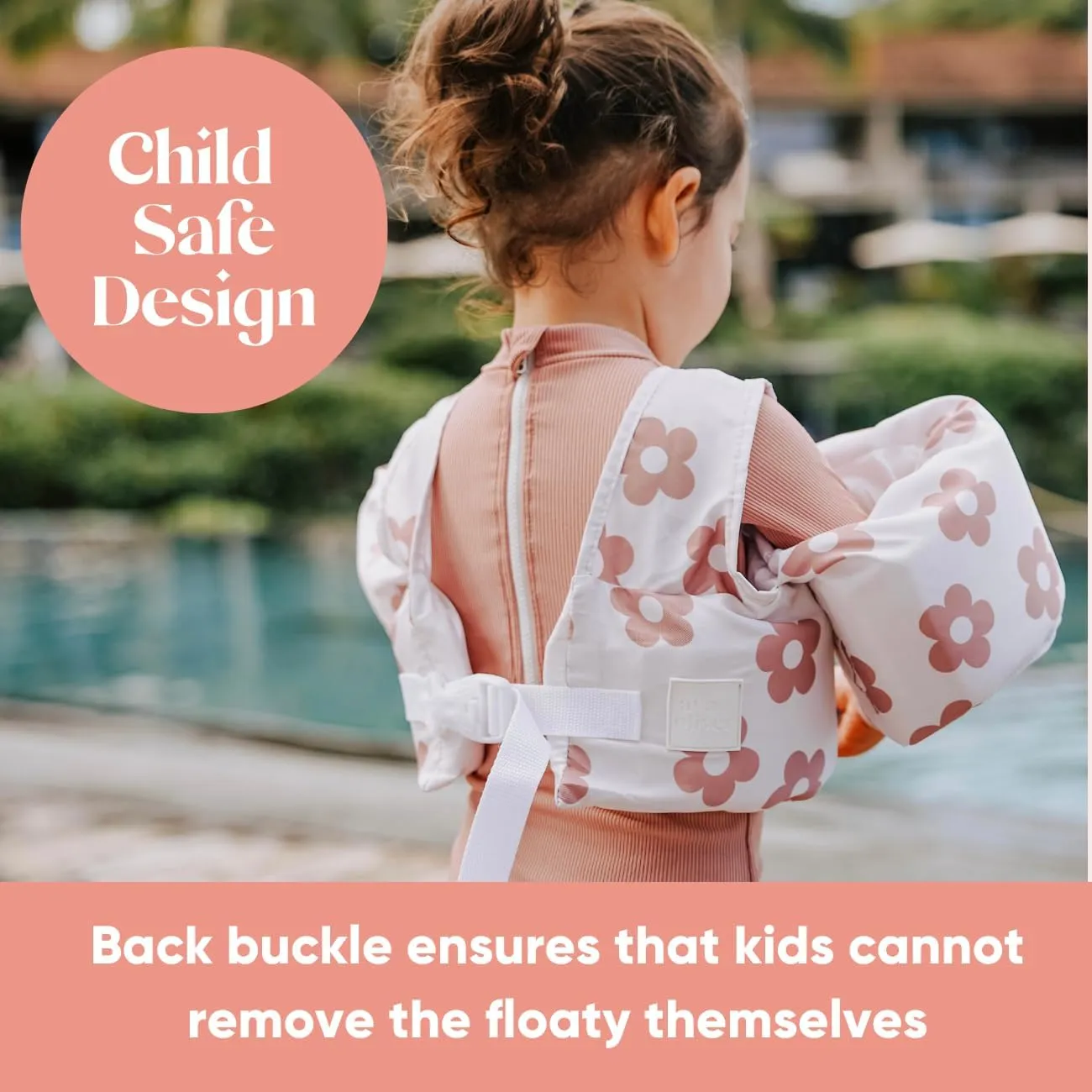 Toddler Swim Vest - Toddler Floaties Jacket & Water Wings for Boys & Girls - Durable & Adjustable Fit - Secure & Comfortable Kids Puddle Jumper for Pools