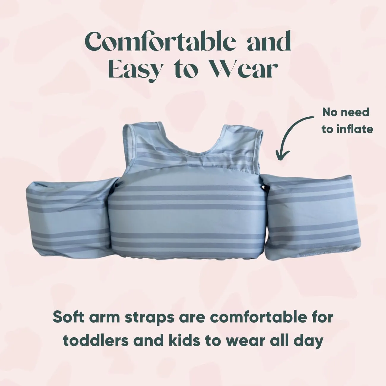 Toddler Swim Vest - Toddler Floaties Jacket & Water Wings for Boys & Girls - Durable & Adjustable Fit - Secure & Comfortable Kids Puddle Jumper for Pools