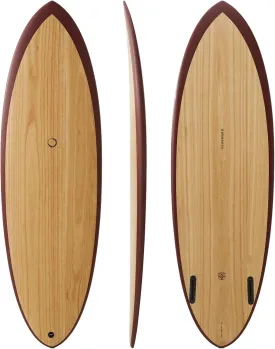 Wood Skin Surfboard Hybrid HB01 Twin Egg, Durable and Light-Weight Structure